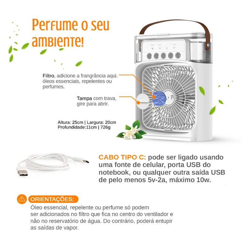 Mega Ventilador 3 em 1