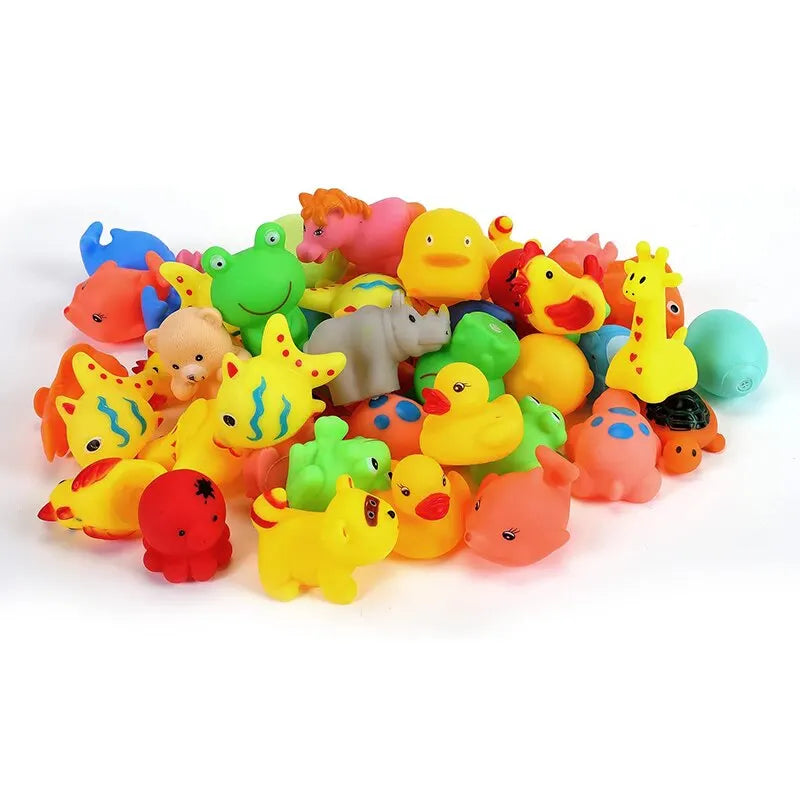 13PCs de brinquedos de banho de animais fofos