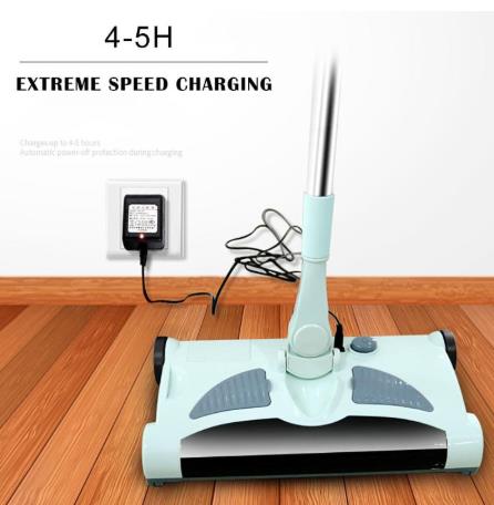 Stainless Steel Hand Push Sweepers Wireles Sweeping Machine Broom Dustpan Household Cleaning Sweeper Electric mop